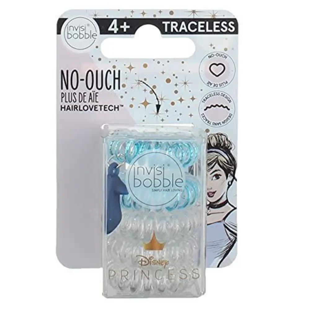 Invisibobble Traceless Spiral Hair‎ Ties Strong Elastic Grip Coil Hair - 5 Pack